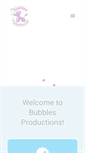 Mobile Screenshot of bubblesproductions.net
